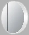 Talos Badezimmerspiegelschrank Talos Silver Picasso Style austauschbare LED-Beleuchtung, Ø80 cm