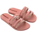Sandale IPANEMA "IPANEMA CHIC SLIDE FEM", Gr. 38, pink, tile braun, Synthetik, sportlich, Schuhe Riemchensandale Pantolette