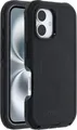Otter Products OtterBox Defender Series - Hintere Abdeckung für Mobiltelefon - kompatibel mit MagSafe - Silikon - Schwarz - für Apple iPhone 16 (77-95961)