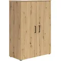 Milino Kommode, Eiche Artisan, Kunststoff, 3 Fächer, 80x115x40 cm, FSC Mix, Typenauswahl, Beimöbel erhältlich, stehend, hängend, Wohnzimmer, Kommoden & Sideboards, Kommoden