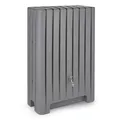 Regentonne schmal Wandtank eckig Wassertank Barletta 280 Liter grau