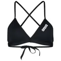 Arena - Women's Team Swim Top Tie Back Solid - Bikini-Top Gr 36 schwarz