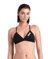 Arena Performance Team Solid Damen-Bikinioberteil für den Pool, Schnelltrocknendes Oberteil aus Arena Maxfit Eco-Gewebe mit Maximaler Chlor- und Salzwasserbeständigkeit, 50+ UV-Schutz