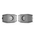 Teufel ROCKSTER GO 2 Stereo Set Bluetooth Speaker - Tragbarer Lautsprecher für draußen, mit Langer Akkulaufzeit (28 h), Wasserdicht IP67, Wireless Musikstreaming, USB Soundcard, Outdoor - grau