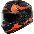 Shoei GT-Air 3 Hike Helm, schwarz-orange, Größe L für Männer