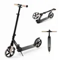 Kinderkraft Freely Scooter ab 3 Jahren, Kinderroller bis zu 100 kg, schnellen Zusammenklappen, Räder aus PP, Beige