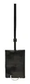 LIEBESKIND BERLIN Chudy Paper Touch Crinkle Keyholder Black