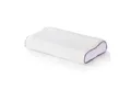 MAXXMEE Kopfkissen Air Flow weiß/lila 30x50x10 cm waschbar