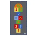 ACHOKA® Kinderteppich Spielteppich Hüpfkasten, Kita, Kindergarten und Grundschule