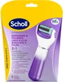 Scholl Elektrischer Hornhautentferner Expert Care 2-in-1 File & Smooth elektrischer Hornhautentferner, Packung, Hornhaut Entfernung für seidig weiche Füße