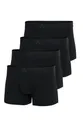 adidas Basic Boxer Trunk Men Herren Unterhose Shorts Unterwäsche 4er Pack, Farbe:Black, Bekleidungsgröße:S