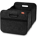 Achilles Auto-Faltbox XL - Filz-Kofferraumtasche Mit Großem Stauraum - Einkaufstasche - Aufbewahrungsbox für Organisiertes Verstauen (Anthrazit)