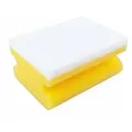 Sito Küchenschwamm, Melamin, mit Griff 552270/40532 , 1 Packung = 10 Schwämme, gelb/weiß
