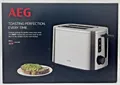 AEG Deli 5 T5-1-4ST Toaster Edelstahl Timer Brötchenaufsatz 800 Watt Neu OVP
