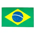 AZ FLAG - Flagge Brasilien - 250x150 cm - Brasilianische Große Fahne 100% Polyester mit Messing-Ösen - 300g