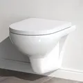 AM.PM HIT – Wand WC spülrandlos | Hänge WC mit Toilettendeckel mit Absenkautomatik | Duroplast Sitz | Kompatibel mit Vorwandelement | Modernes Gäste WC Set | Kloschüssel hängend | Toilette weiß 50 cm