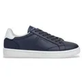 Hackett London für Herren. HMS200085 Bond Break navy Turnschuhe (44), Leder, Wohnung, Schnürsenkel, Lässig, Marine