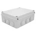 Abzweigdose | 250 x 200 x 95 mm | Verteilerdose mit eingedrückten Stufennippeln | IP 65 | Verteilerkasten