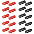 10x Bananenbuchse Set Rot+Schwarz 4mm Kupplung Stecker Banana Lautsprecherkabel