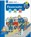 Ravensburger Stickerbuch Feuerwehr Aktiv-Heft Basteln ab 4 Jahre