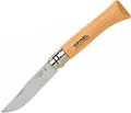 Opinel Inox Messer Erwachsene Blister 2541219 N° 09, Natur