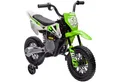 AIYAPLAY Elektro-Kindermotorrad 12V, mit Musik, abnehmbar Trainingsrädern, 2,4-5 km/h, Belastbarkeit 30 kg, (1-tlg), für 3-6 Jahre Kinder, max. 30 kg, Grün