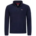 42B23 Skyja Herren Fleece Pullover Dunkelblau Gr. 3XL