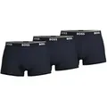 BOSS 3P Cotton Stretch Trunks Dunkelblau Baumwolle Medium Herren