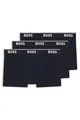 BOSS Hugo Herren Trunk 3p Co/EL Boxershorts, New - Open Blue480, M