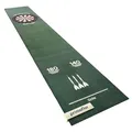 Primaflor - Ideen in Textil Dart-Teppich mit Offiziellem Spielabstand - Grün, 50 x 250 cm, Turnier-Matte Fußbodenheizung Geeignet, Rutschfester Läufer mit Oche