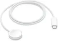 Apple Watch Geflochtenes Magnet-Netzteil Ladegerät Kabel zu USB-C 1 m Weiß
