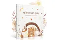 Eulentaler Tagebuch I Mein erstes Jahr Babyalbum I Von Pädagogen gestaltet im süßen Boho Stil, mit handgemalte Illustrationen & allen Meilensteinen