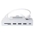 Satechi Clamp Hub USB-Kombi-Hub Silber