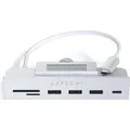 Satechi - USB-C Klammer Hub für 24-Zoll-Imac - Imac Adapter Silber - Grau