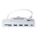 Satechi, USB-C Klemmenhub für iMac 24" 2021 Multiport Verstellbar, Silber