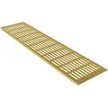 MS Beschläge Heizungsabdeckung 130 x 400 mm Gitter Gold Eloxiert