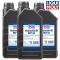 3x LIQUI MOLY 1117 Hochleistungs Maschinen Hydrauliköl HLP 46 1l