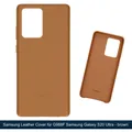 Original Samsung Galaxy S20 Ultra Handy Hülle Leder Cover Case EF-VG988 Braun