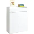 Composad Schuhschrank Mundi Dekor Weiß / Hochglanz