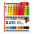 Marabu Basic Acrylfarben farbsortiert 18 x 36,0 ml, 18 St.