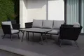 Lounge Set Alu Gartenmöbel Set Garten Garnitur Sitz Gruppe 5 Sitzer Dining XL