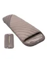 qeedo Buddy XL 8 Schlafsack XXL, extra breit, Outdoor Sommer (8-25°C) 3 Jahreszeiten - Mumienschlafsack Erwachsene & Jugendliche (bis 220cm), Peach-Skin-Oberfläche