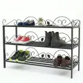 Dandibo - Schuhregal Mi-3 Regal 92 Cm Schuhschrank 21235 Schuhablage Metall Schmiedeeisen