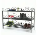 DanDiBo Schuhregal Mi-3 Regal 92 cm Schuhschrank 21235 Schuhablage Metall Schmiedeeisen
