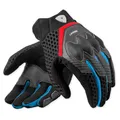 REV'IT! Revit Veloz Motorrad Handschuhe, rot/blau, M