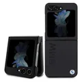 BMW BMHCZF5SLLBK Z Flip5 F731 czarny/black Leather Hot Stamp (Samsung Galaxy Z Flip5) (1545061068)