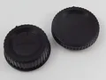 vhbw Objektivdeckel-Set kompatibel mit Nikon D5600, D5100, D5200, D5300, D610, D5500 Kamera - Rück- und Gehäusedeckel Schwarz