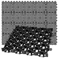 BigDean 20x Rasengitter Paddockplatte SCHWARZ 50x50 cm Rasenmatten Rasenwaben Kiesgitter Parkplatzrasen 5 m²