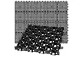 BigDean Rasengitter 20x Paddockplatte SCHWARZ 50x50cm Reitplatzmatten Rasenmatten Rasenwab, 50x50 cm, Set, 20-St., Rasengitter, UV-Beständig, Leichtverlegbar, Belastbar, Erosionsschutz