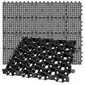 20x Rasengitter Paddockplatte SCHWARZ 50x50 cm Reitplatzmatten Rasenmatten